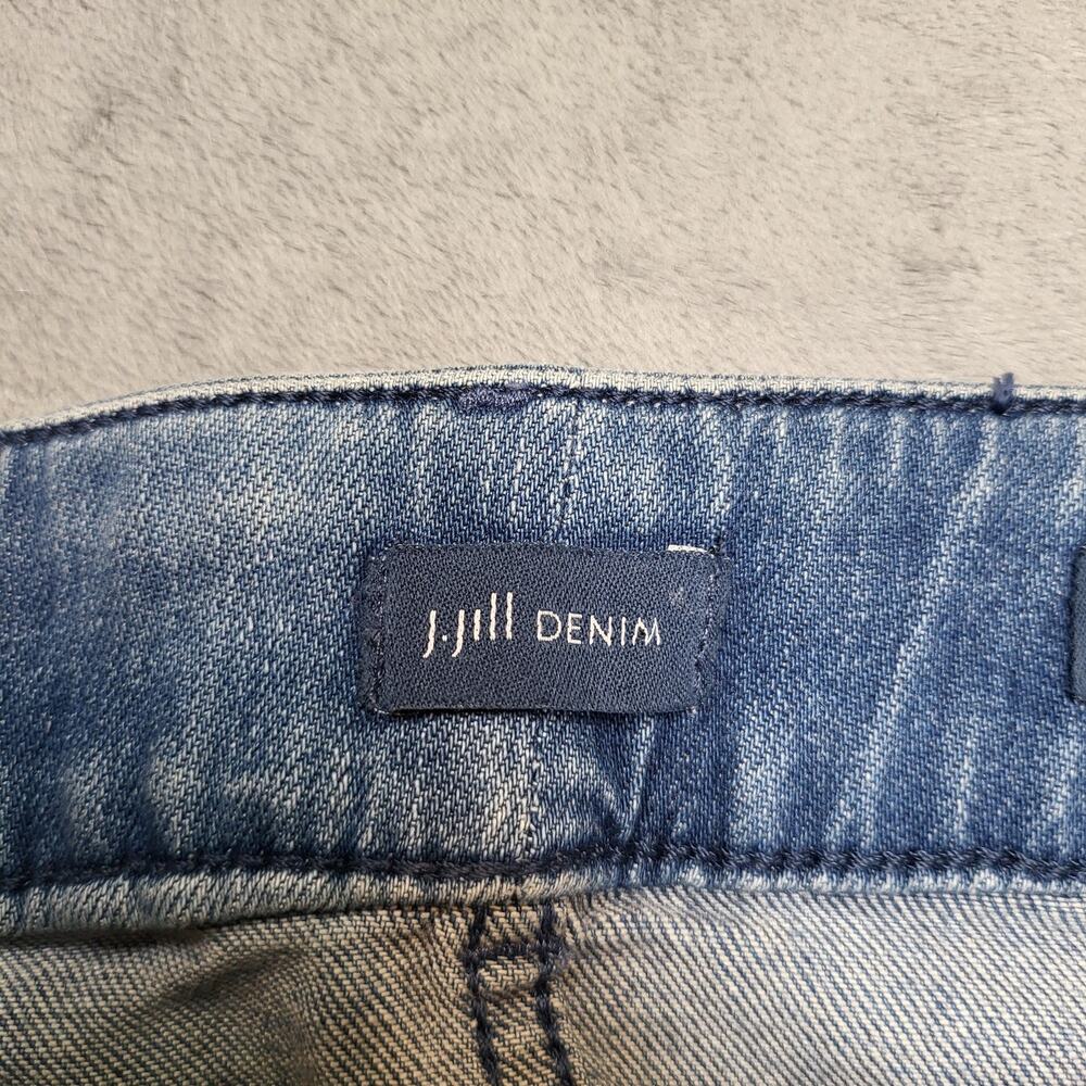 J. Jill Jeans Womens 26R Blue Light Wash Wide Leg High-Rise Full Leg Relaxed Fit - Picture 3 of 13